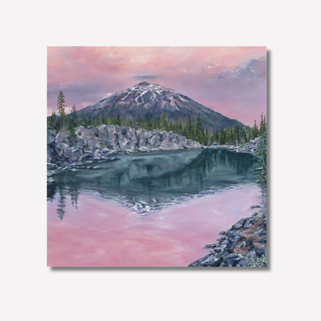 After the Storm (Sunset View of Mt. Bachelor)