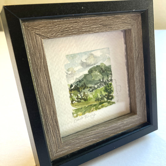 NW Mini Original Painting - Coast Range