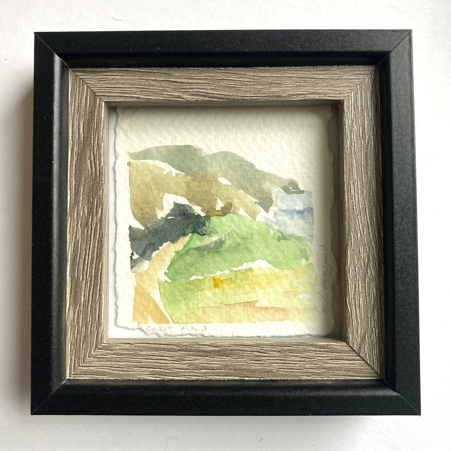 NW Mini Original Painting - Coast Road