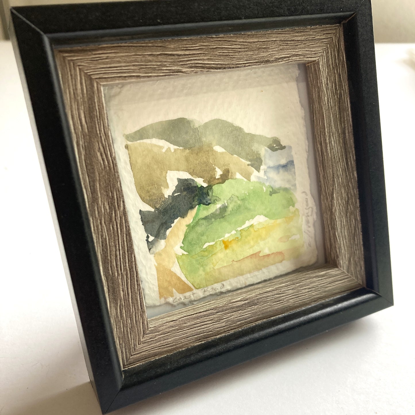 NW Mini Original Painting - Coast Road