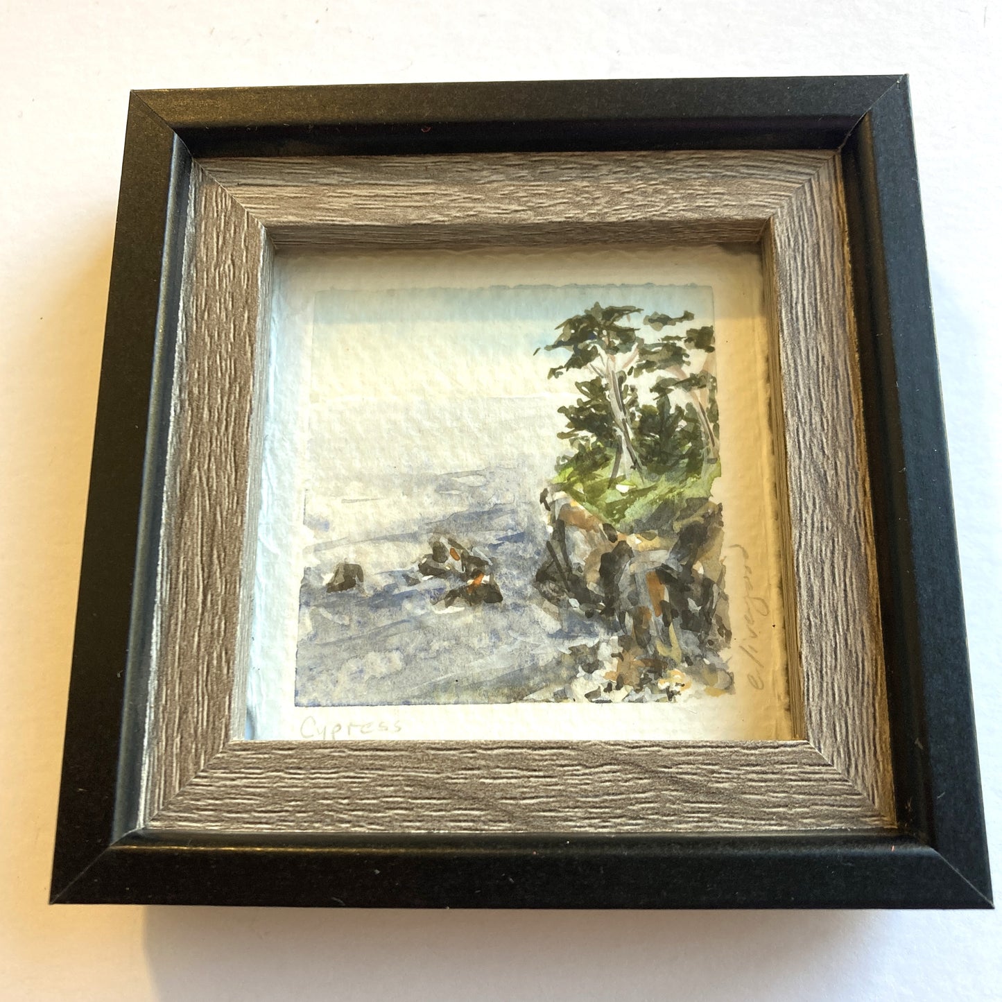 NW Mini Original Painting - Cypress