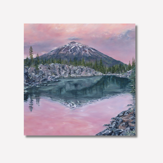After the Storm (Sunset View of Mt. Bachelor)