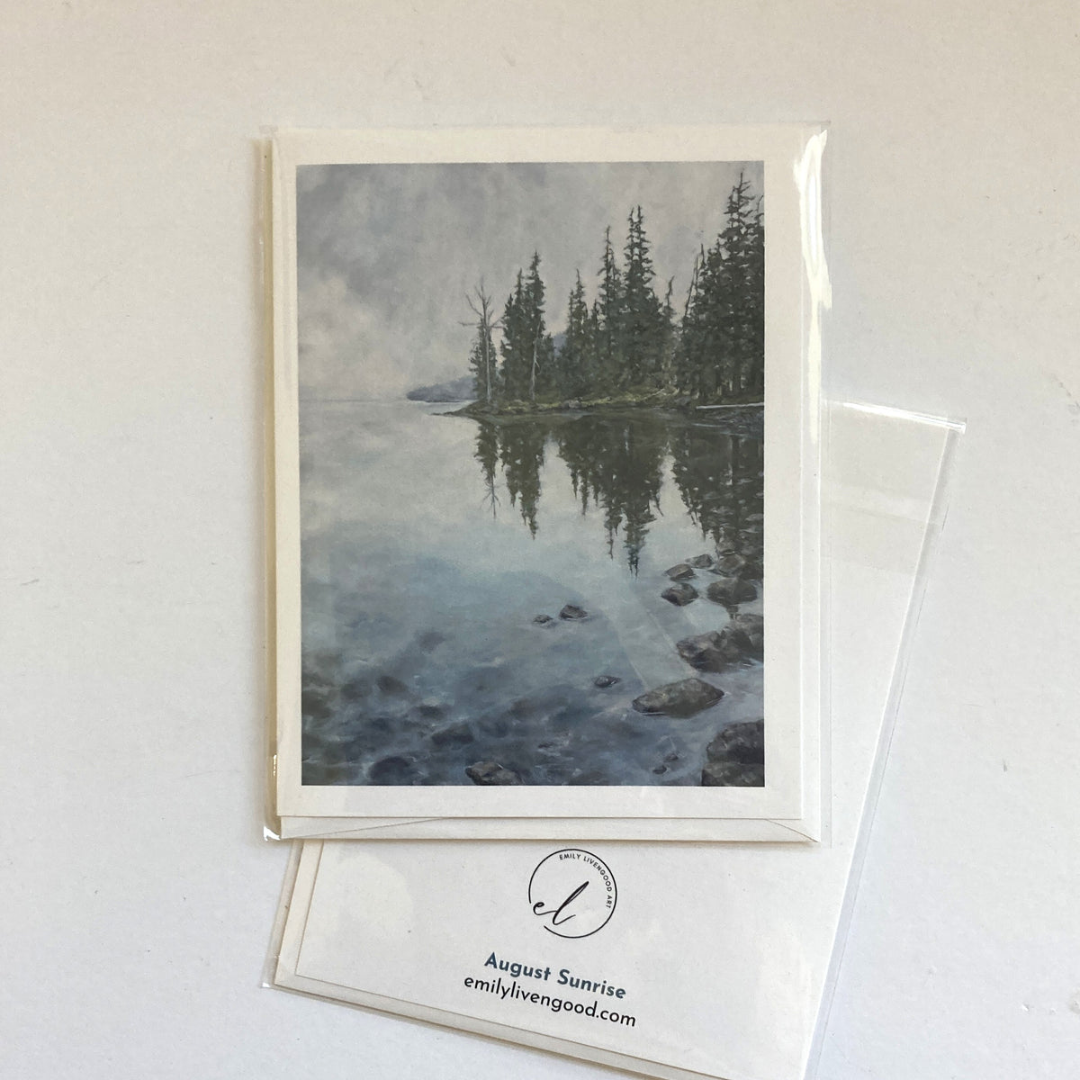 August Sunrise - greeting card