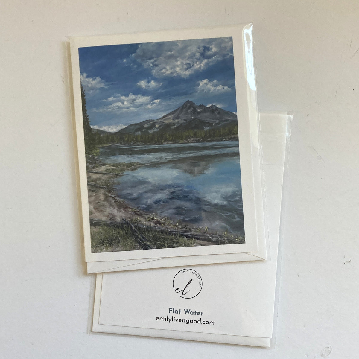 Flat Water - greeting card