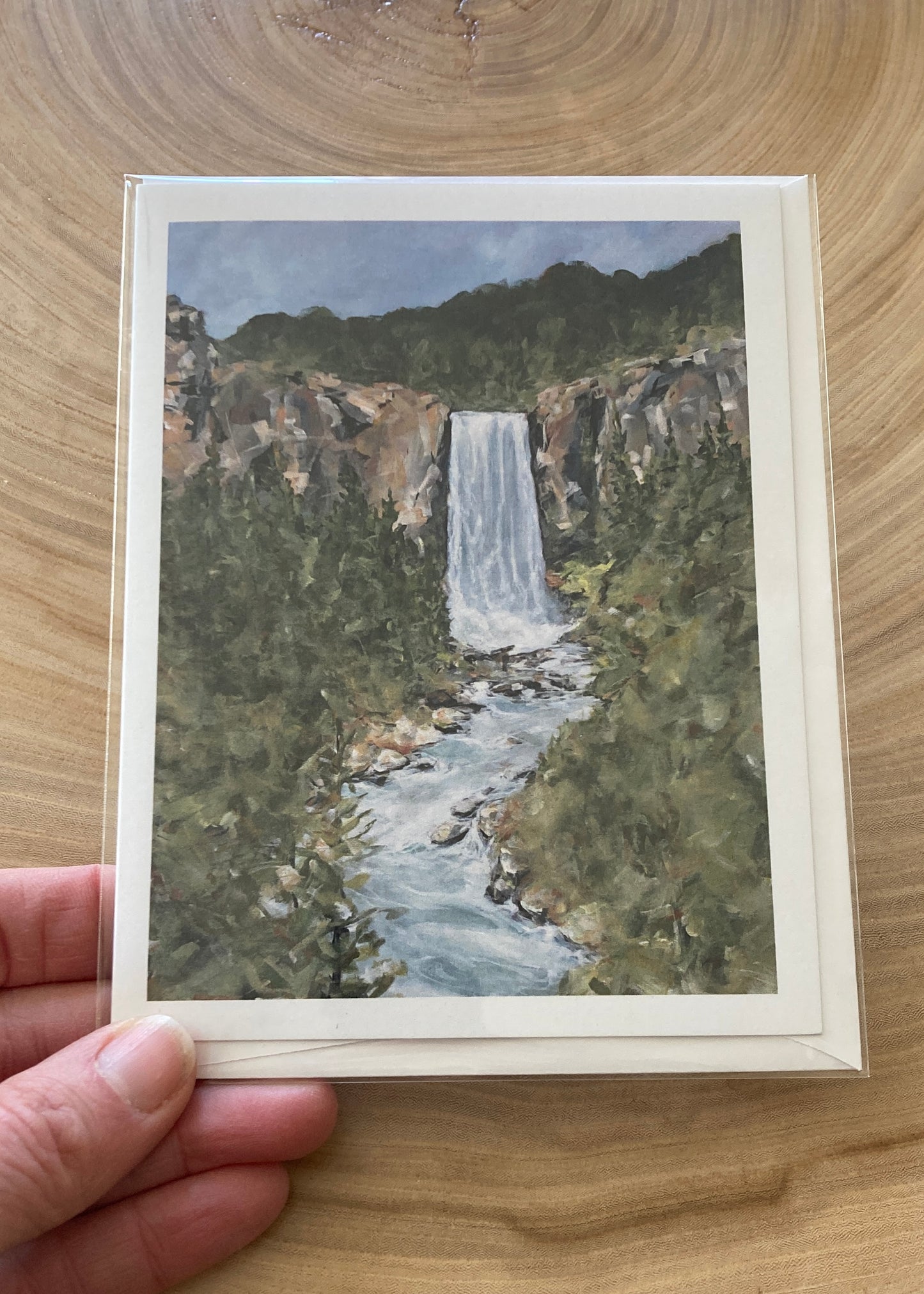 Tumalo Falls - greeting card