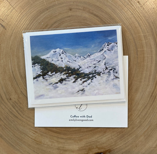 Coffee with Dad - greeting card