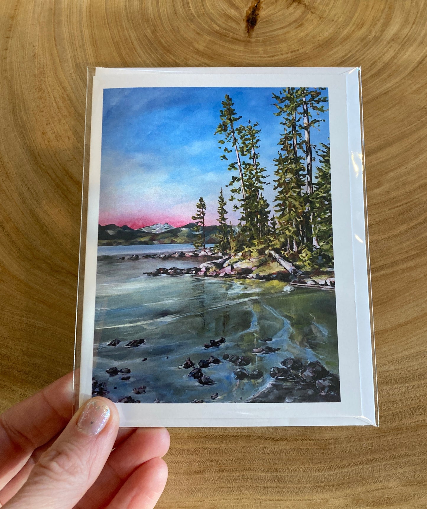 Waldo Lake - greeting card