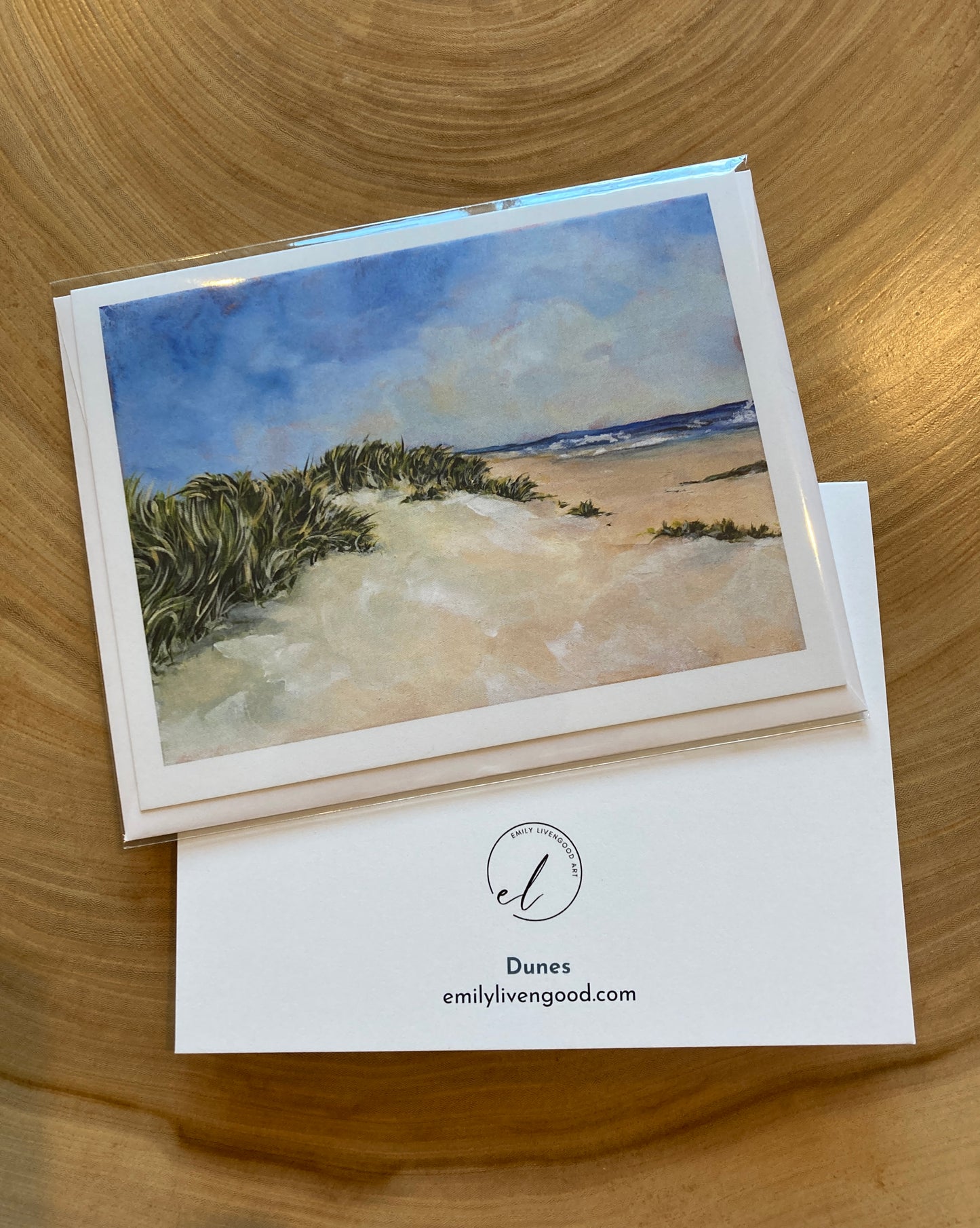 Dunes - greeting card