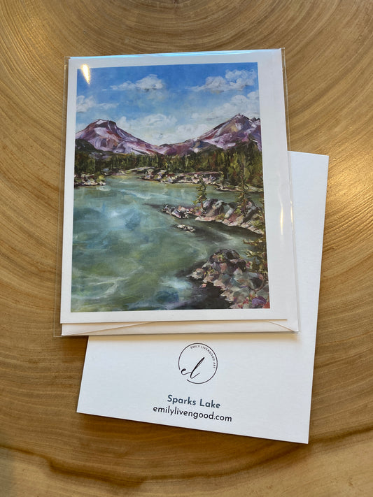 Sparks Lake - greeting card