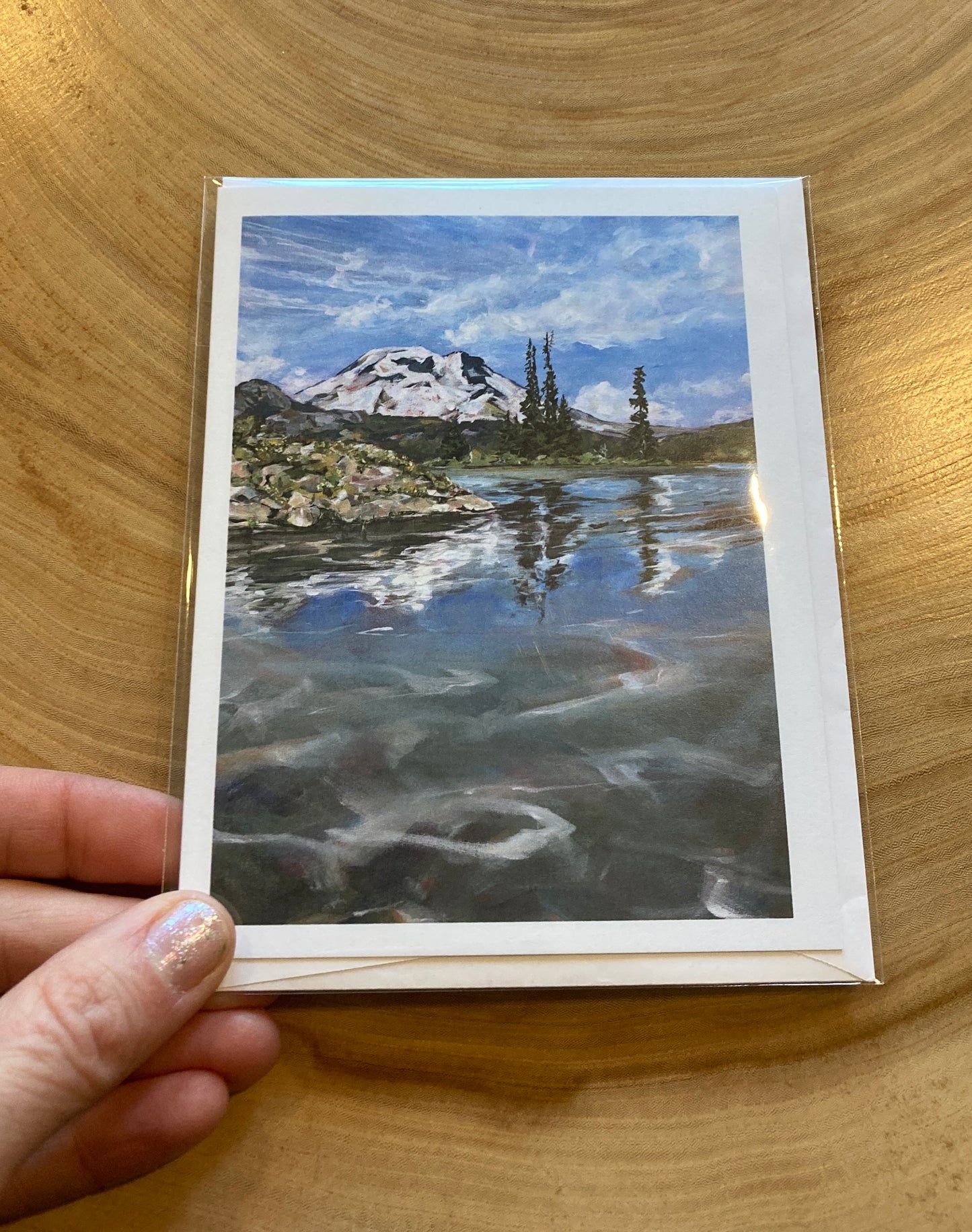 South Sister - greeting card