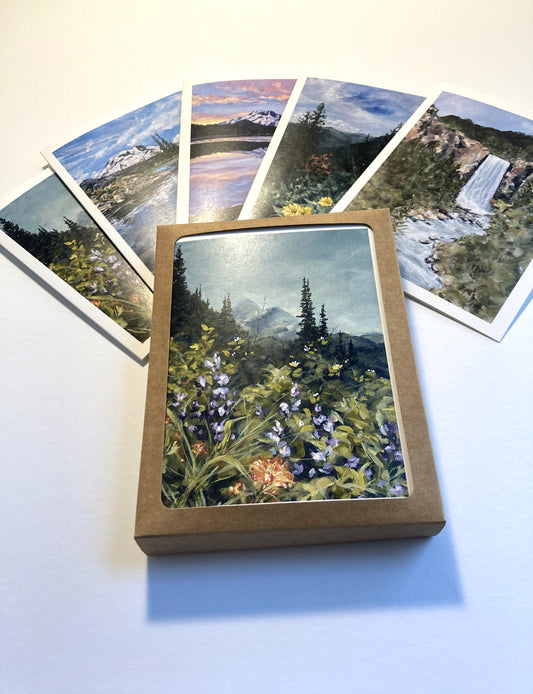 Mountain Cards 10 Pack