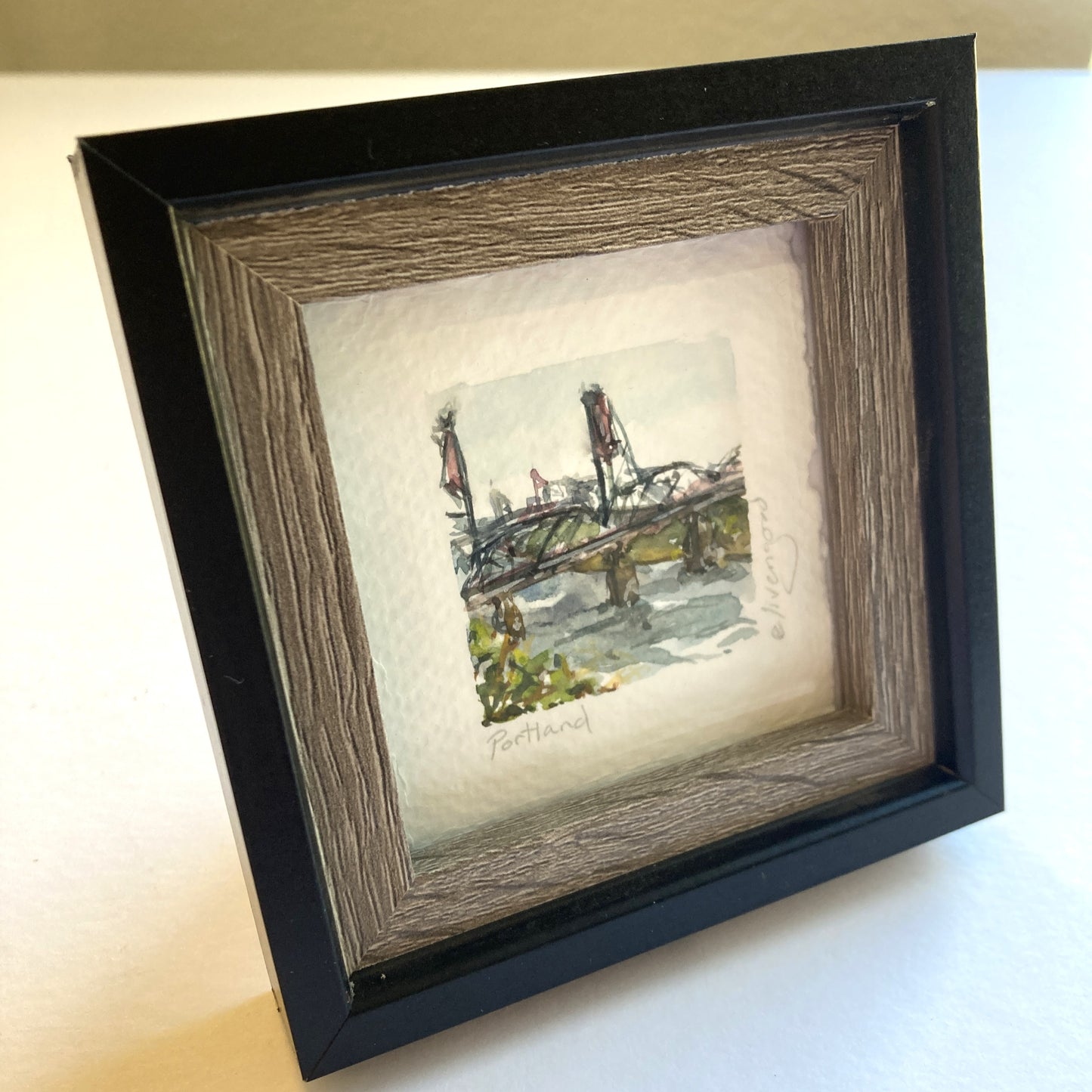 NW Mini Original Painting - Portland