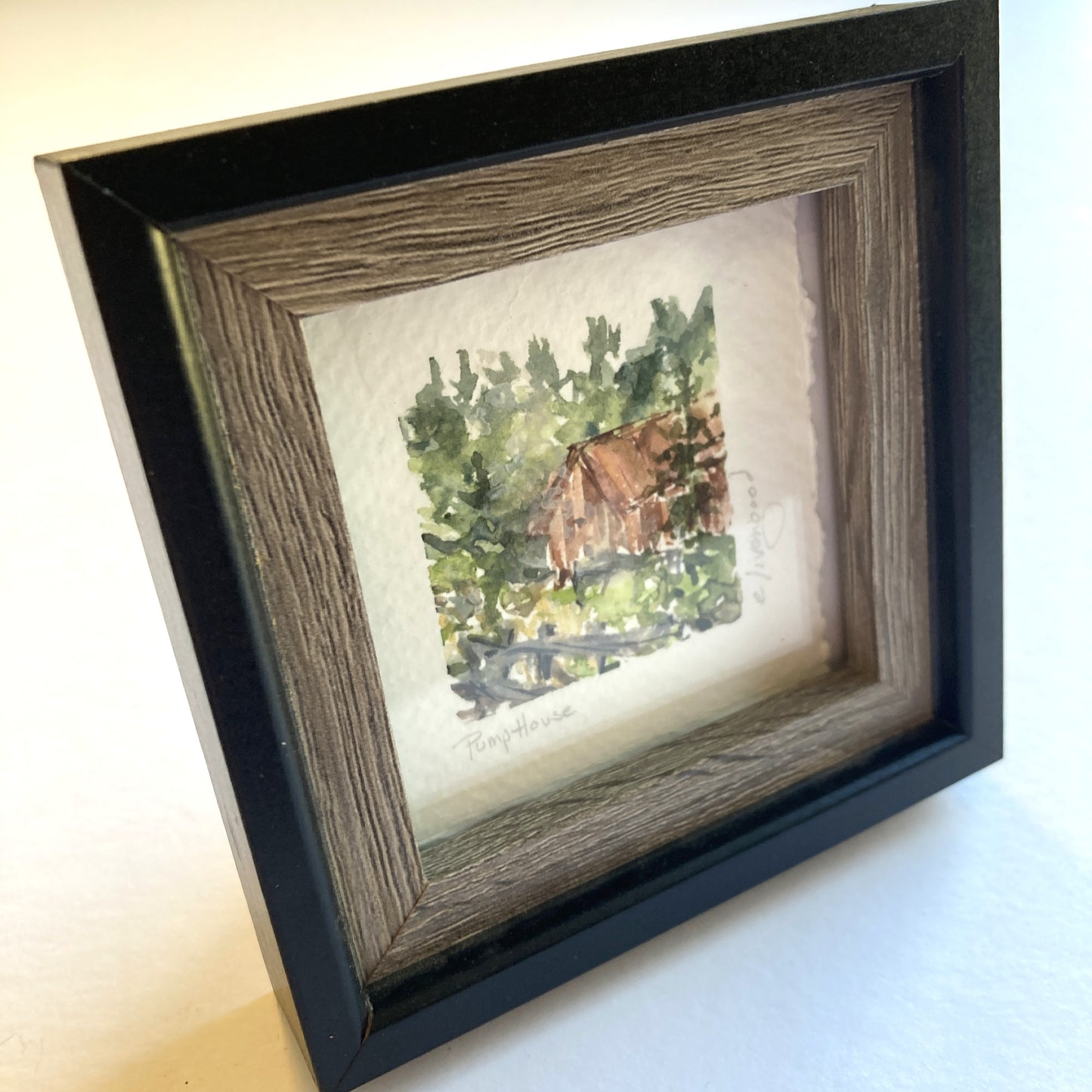 NW Mini Original Painting - Pump House