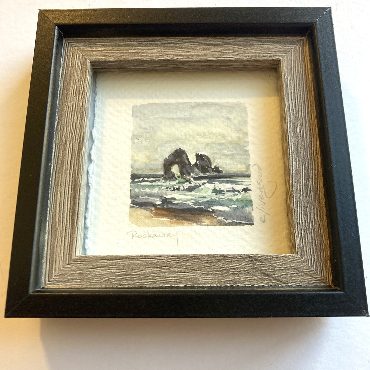 NW Mini Original Painting - Rockaway Beach