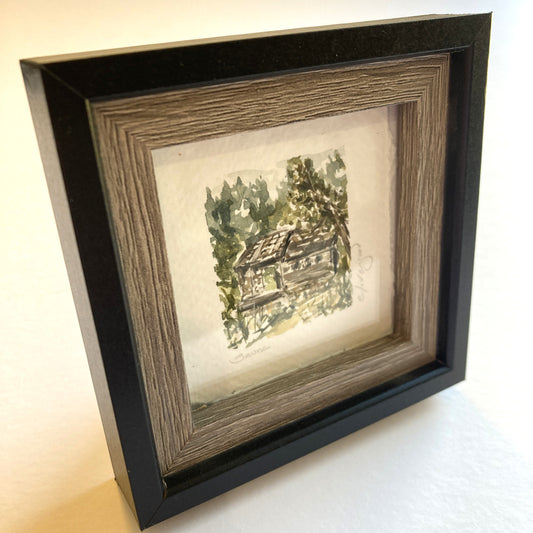 NW Mini Original Painting - Sauna